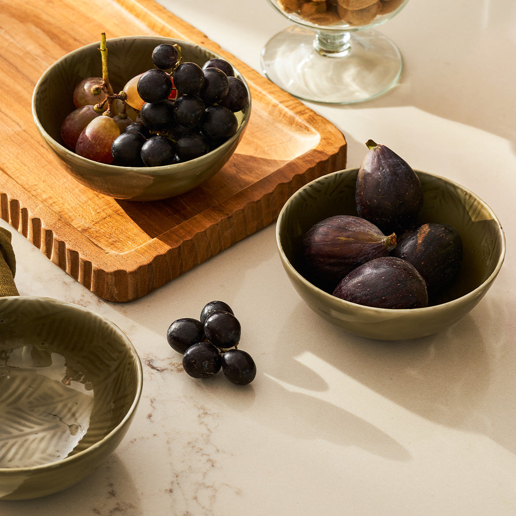 Nibble Bowls - Moss Green