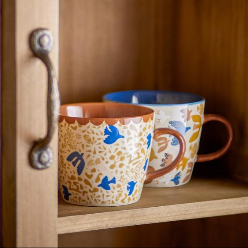 Anniversary Mug on shelf