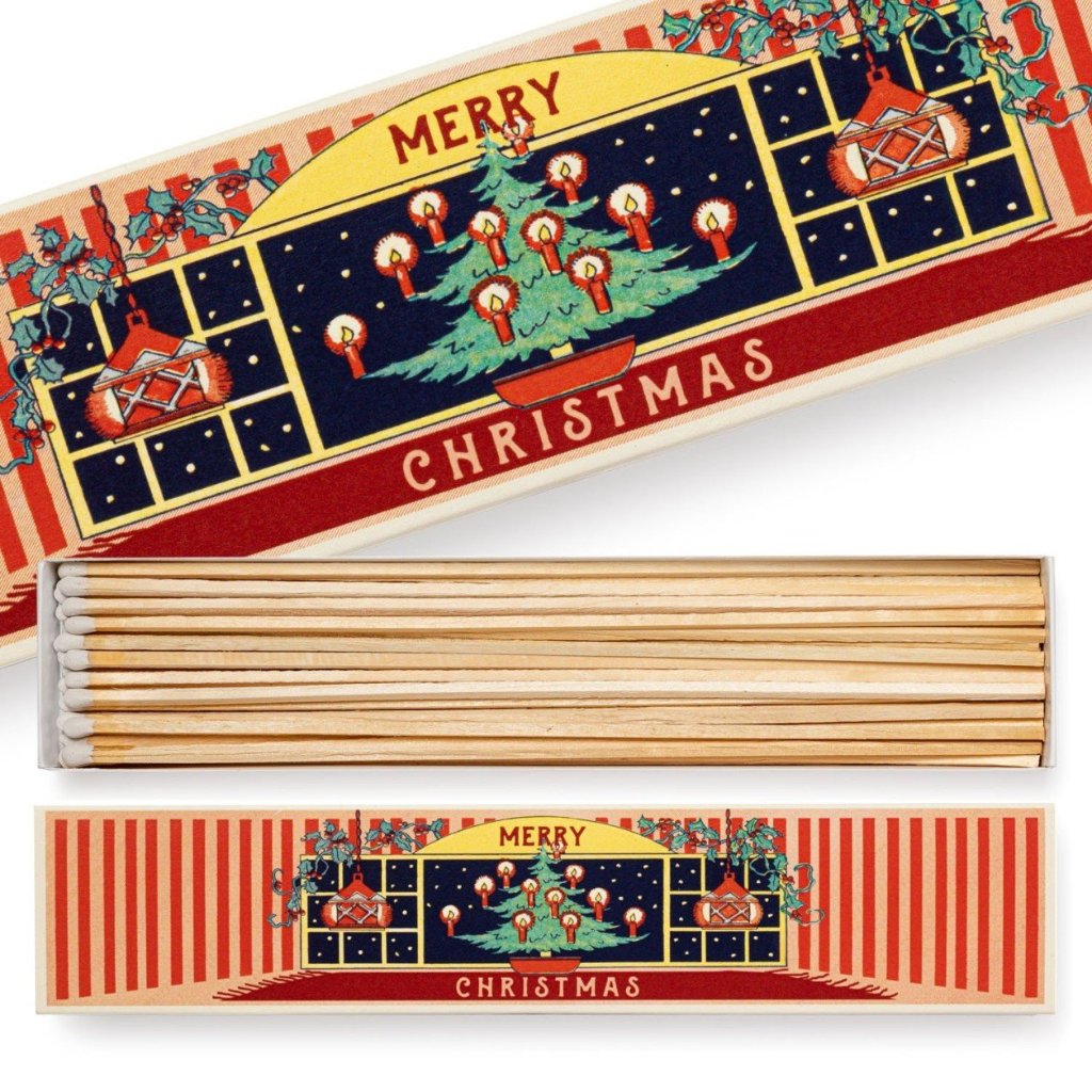 Set of Three Luxury Christmas Matches