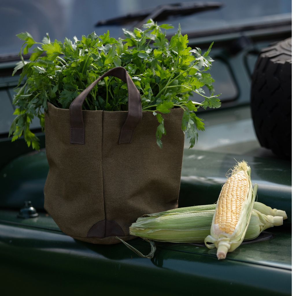 Canvas garden bag