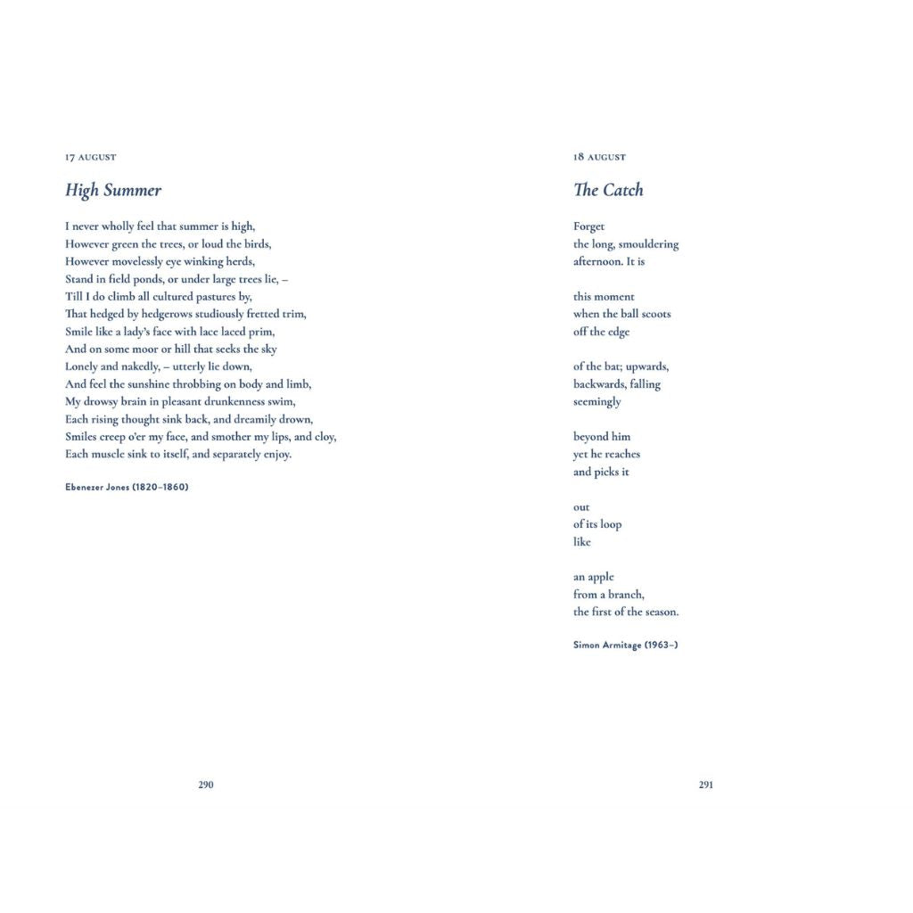 Two poems side by side on a white background
