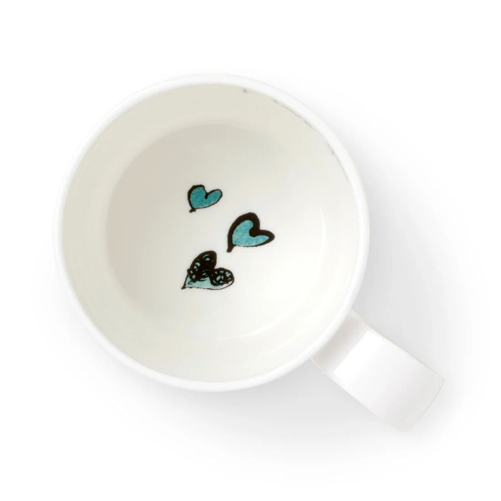 Inside of the I Love You Duck Mug