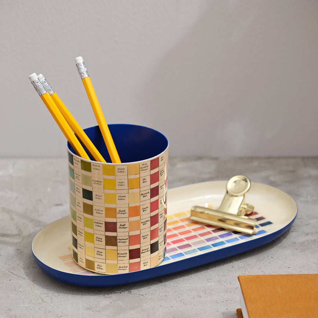 Enamel Printed Tray - Nomenclature of Colours