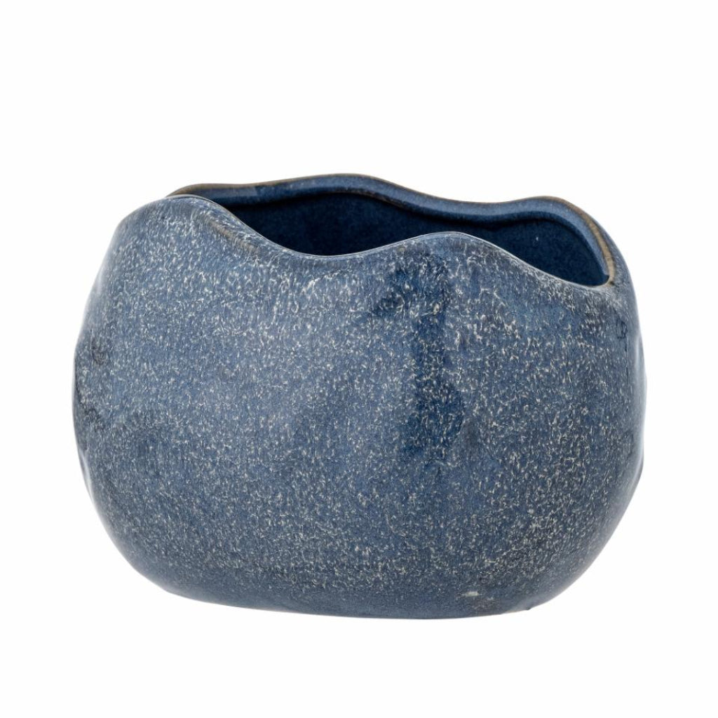 Blue Pennie Flowerpot