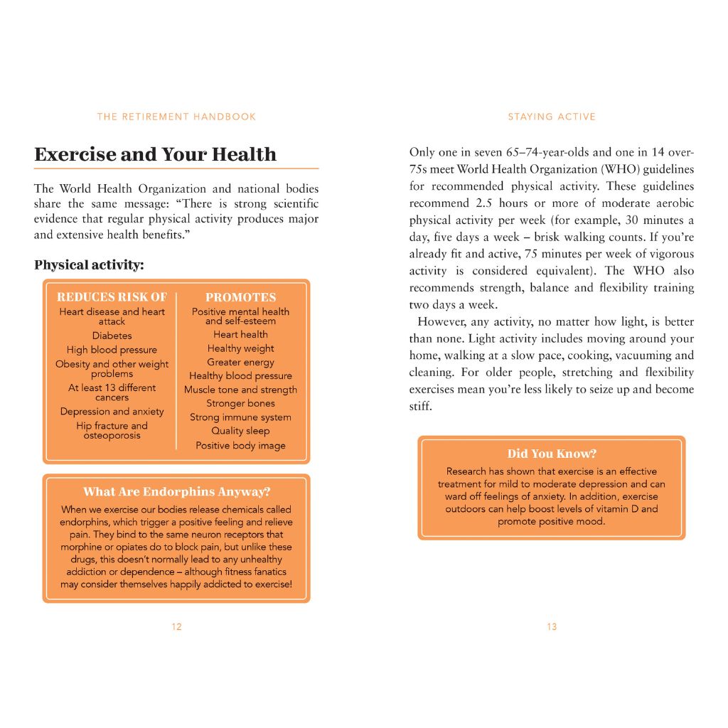 Page in the Retirement Handbook