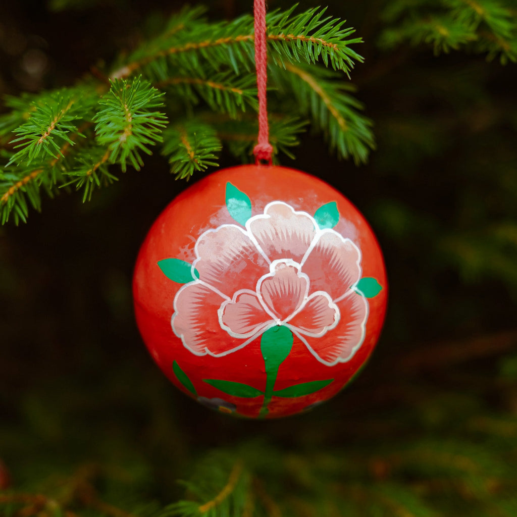 Rosy Red Bauble