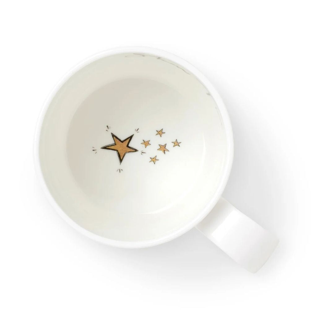 Inside of show time squirrel mug