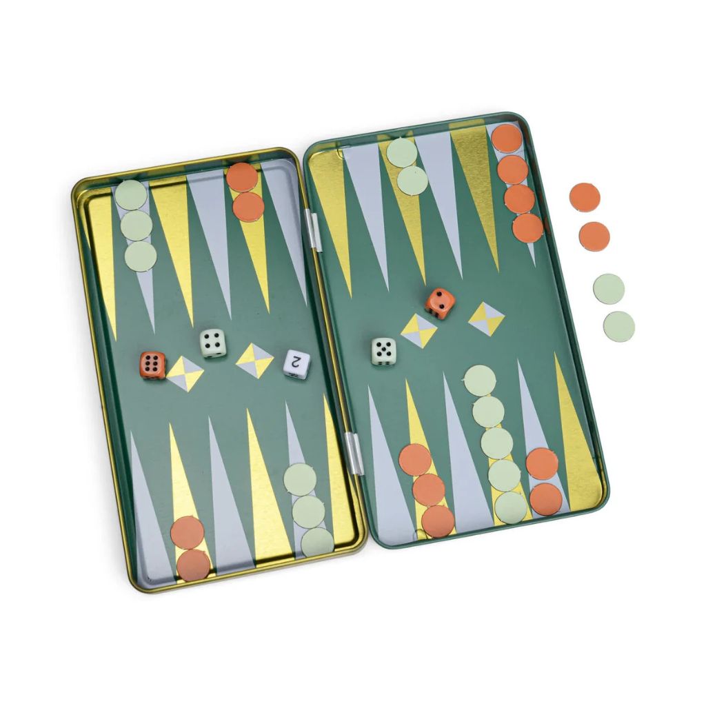 Backgammon travel size