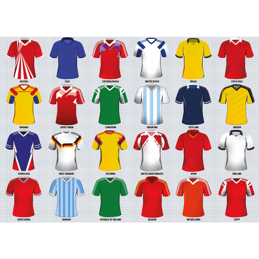 Vintage Football Shirts Puzzle