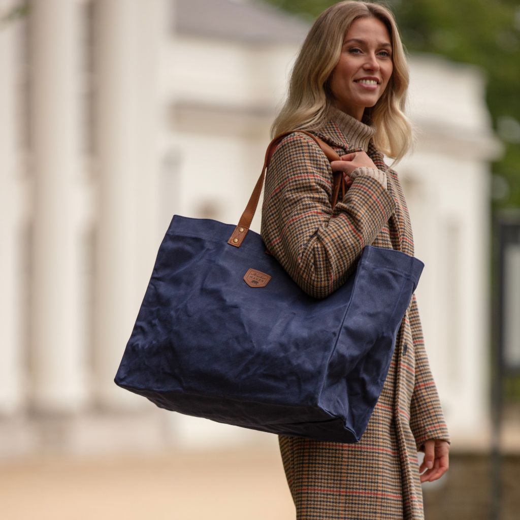 Waxed Canvas Tote Bag