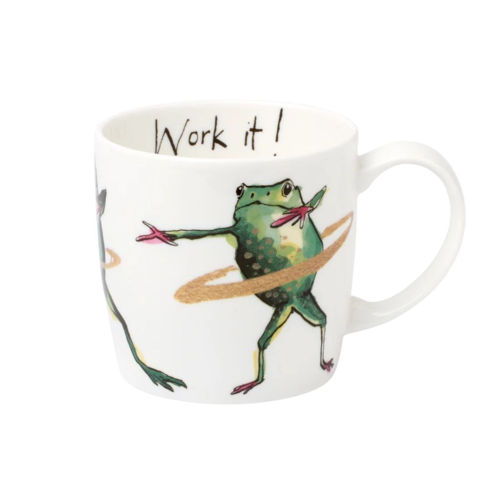 Work It Frog Mug