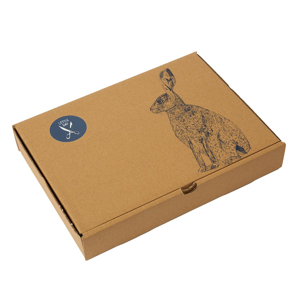 Cotton Napkins - Set of Six - Hare Design - Life of Riley