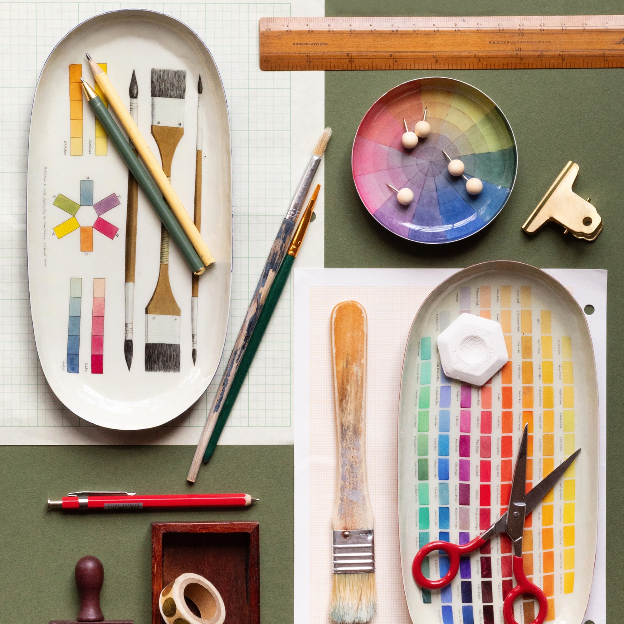 Enamel Printed Tray - The Art of Colouring - Life of Riley