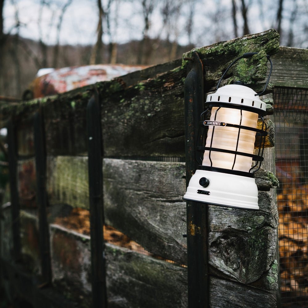 Forest LED Portable Lantern - Vintage White - Life of Riley
