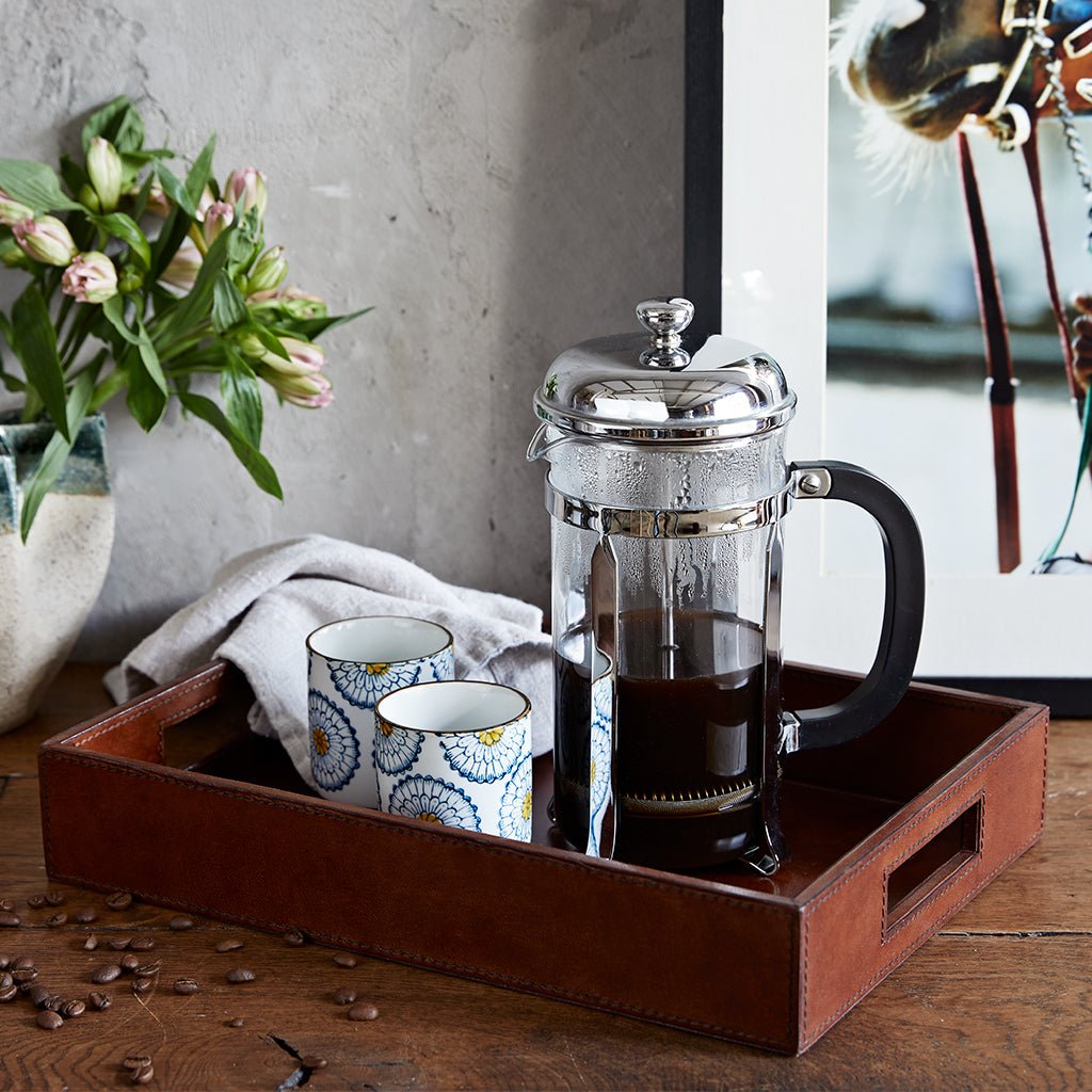 Leather Coffee Tray - Life of Riley