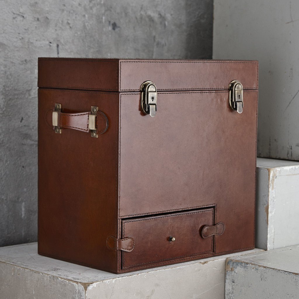 Leather Drinks Box - Life of Riley