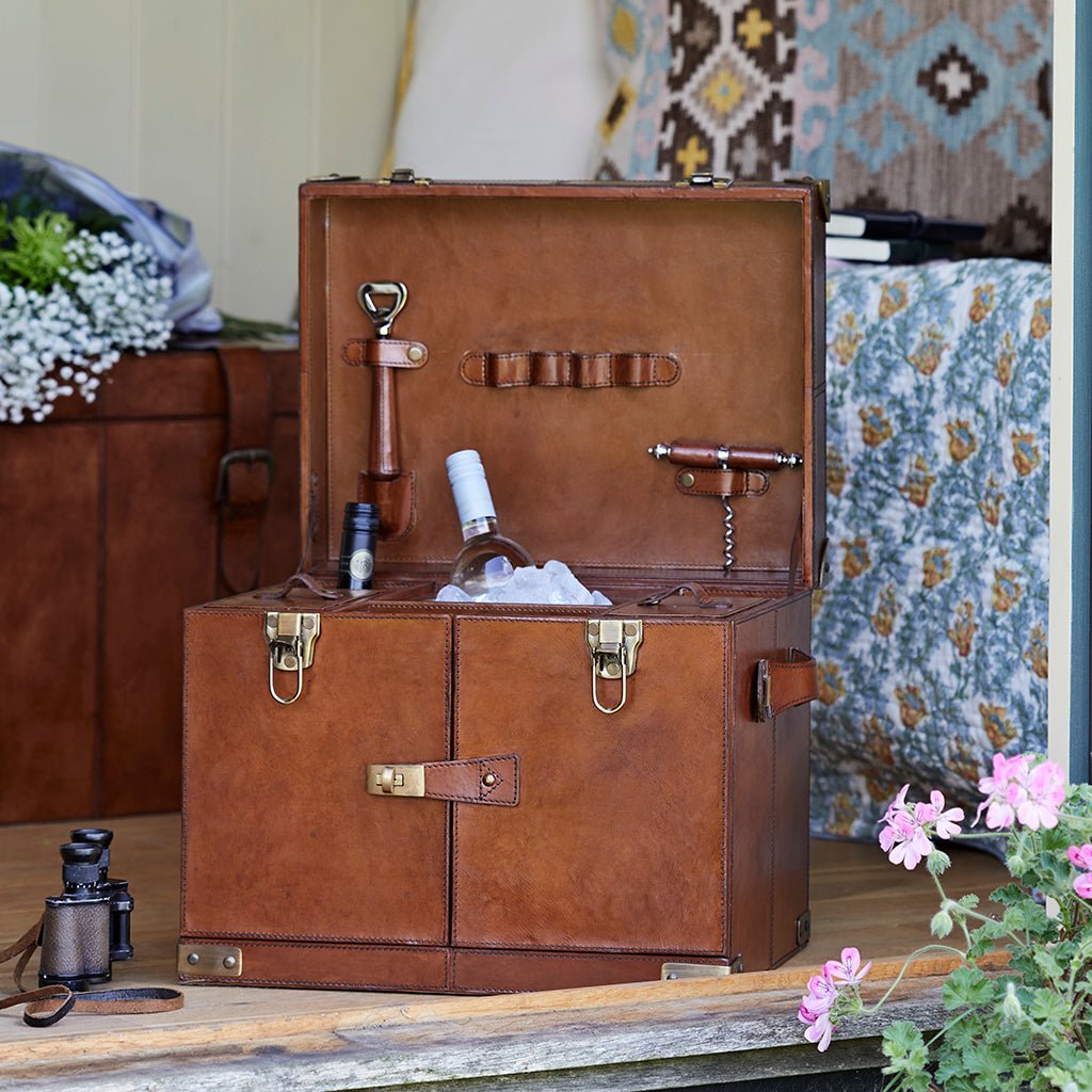 Leather Drinks Case - Life of Riley