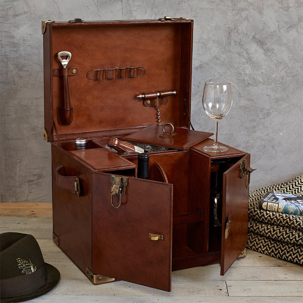 Leather Drinks Case - Life of Riley