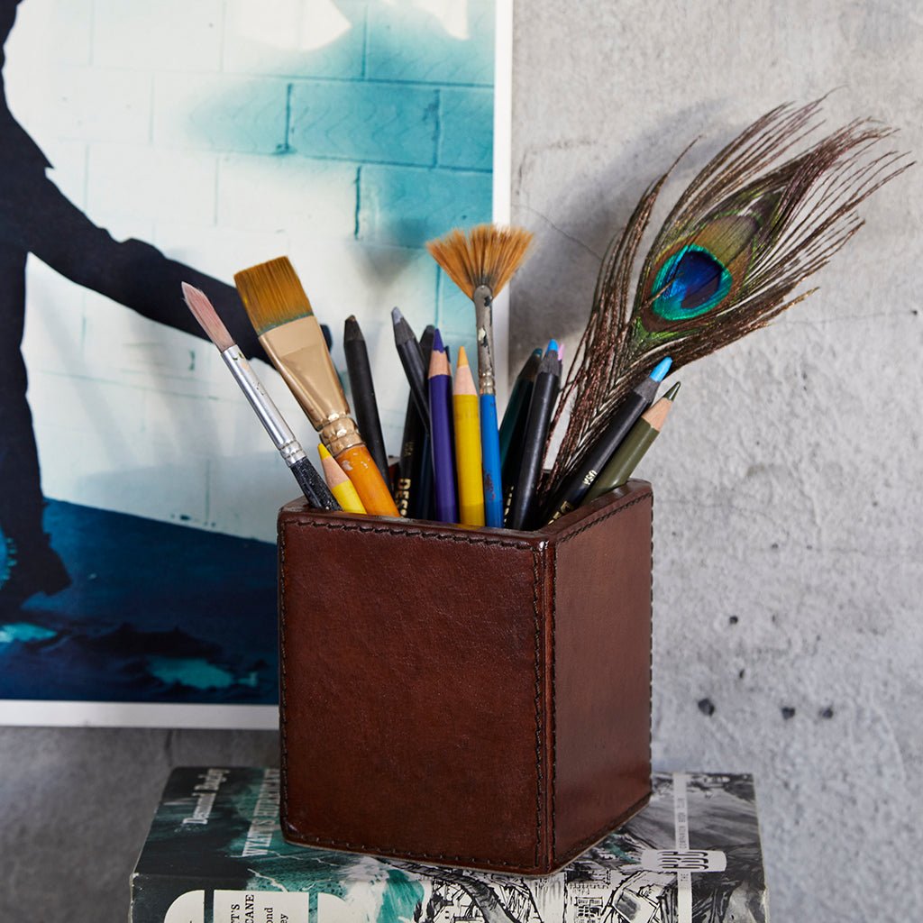 Leather Hall Desk Set - Life of Riley