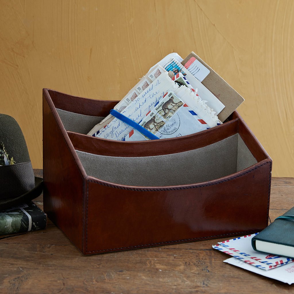Leather Hall Desk Set - Life of Riley