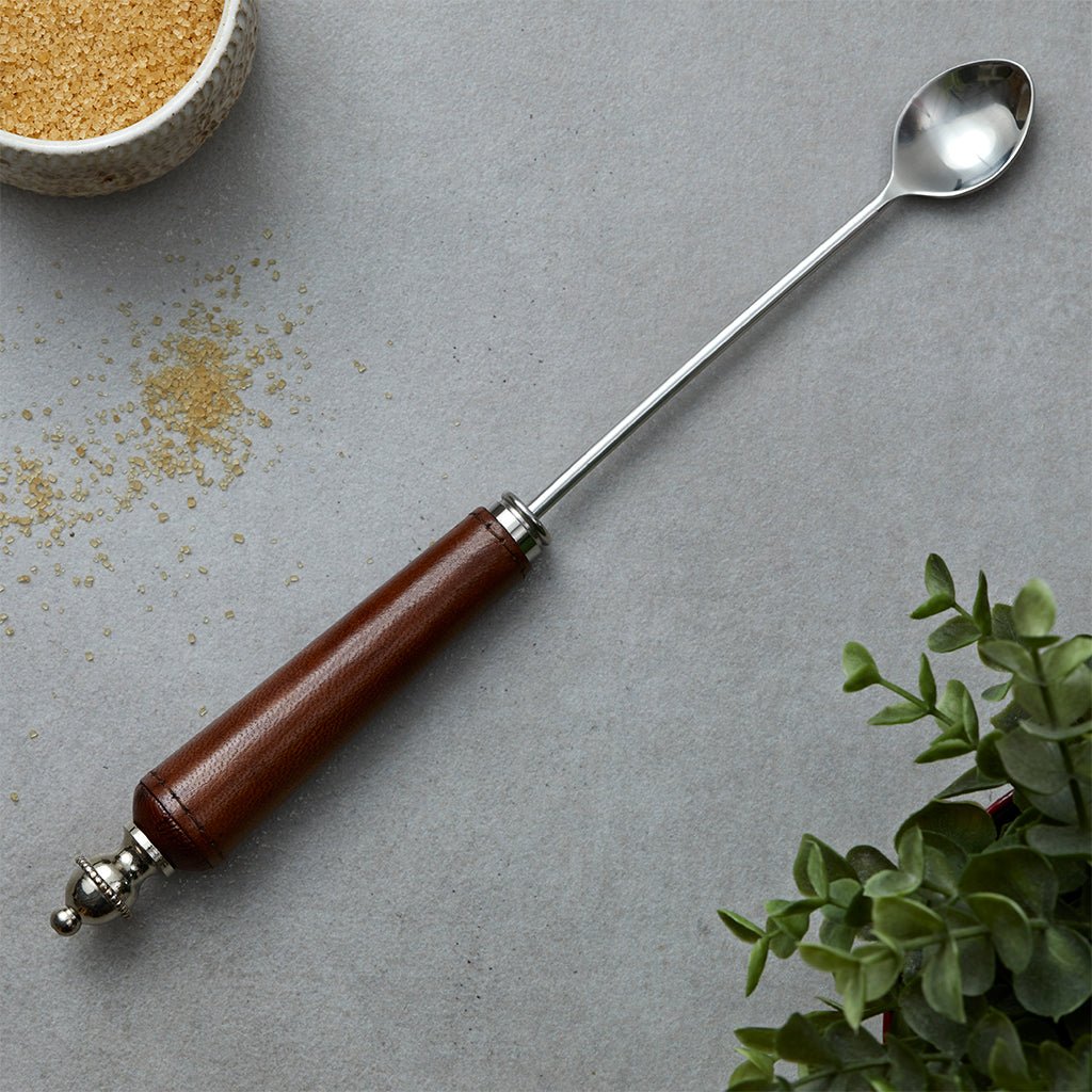 Leather Handled Long Spoon - Life of Riley