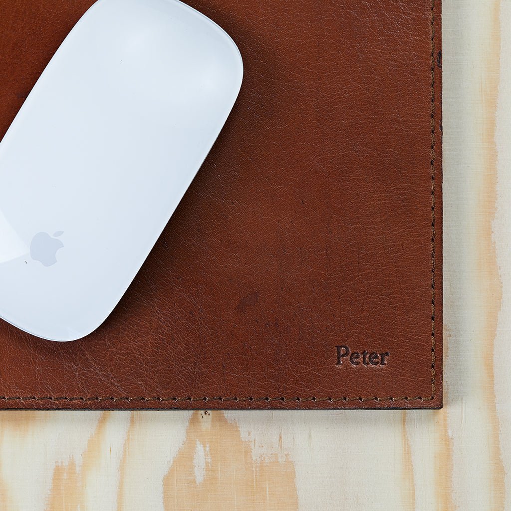 Leather Mouse Mat - Life of Riley