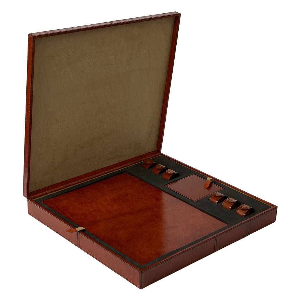 Leather Rectangle Place Setting for Six - Life of Riley