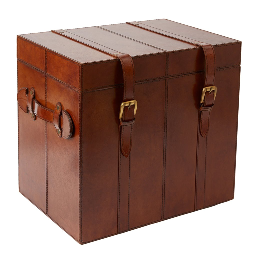 Leather Wine Bottle Trunk - Life of Riley