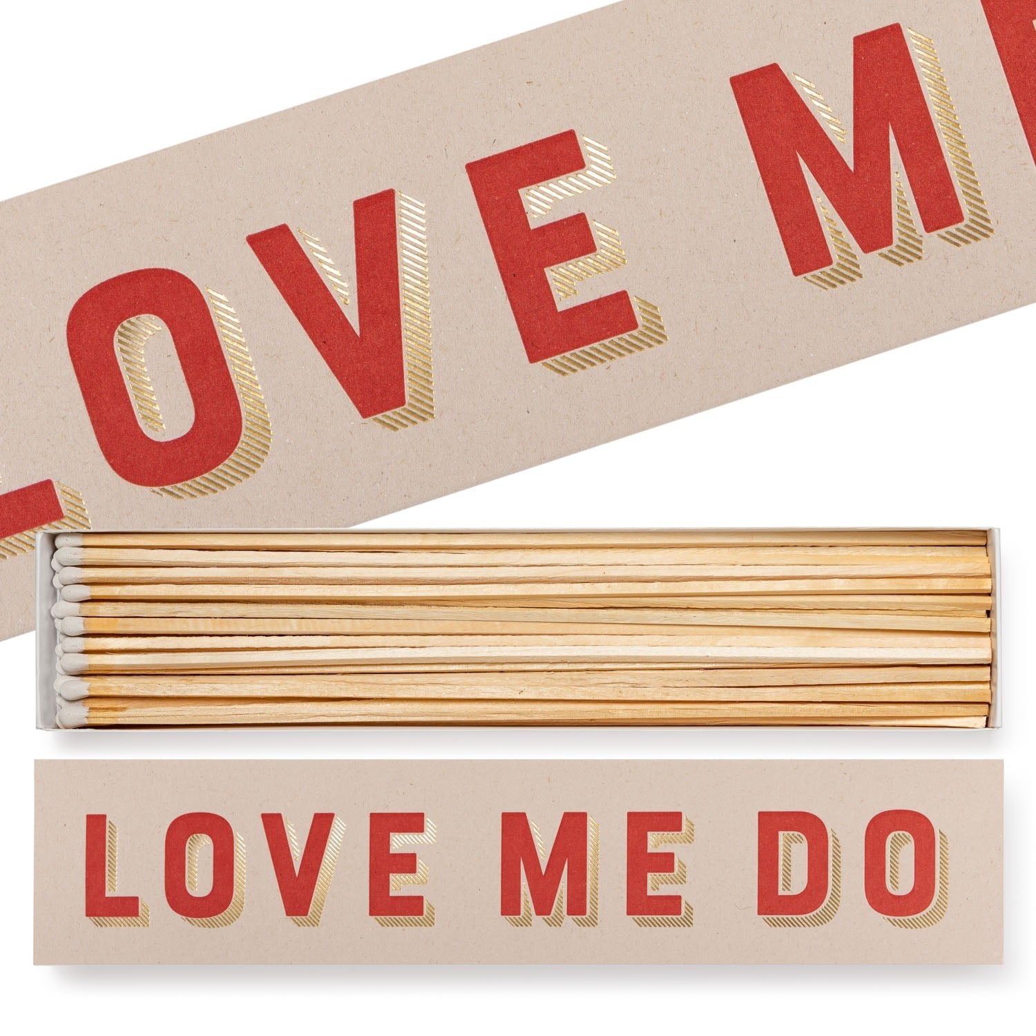 Luxury Extra Long Matches - Love Me Do - Life of Riley