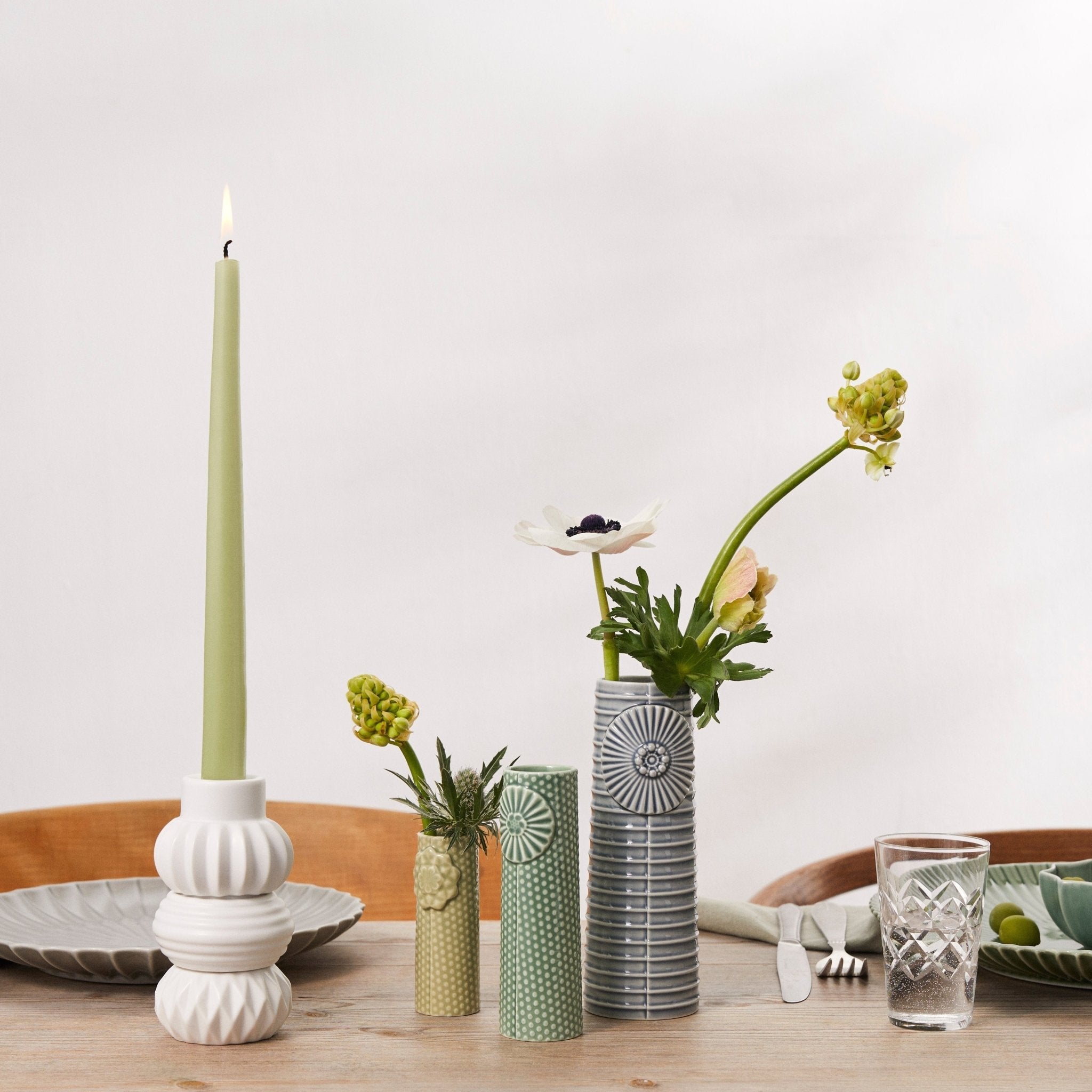 Pipanella Flock - Nordic Fjord - Set of Three Vases - Life of Riley