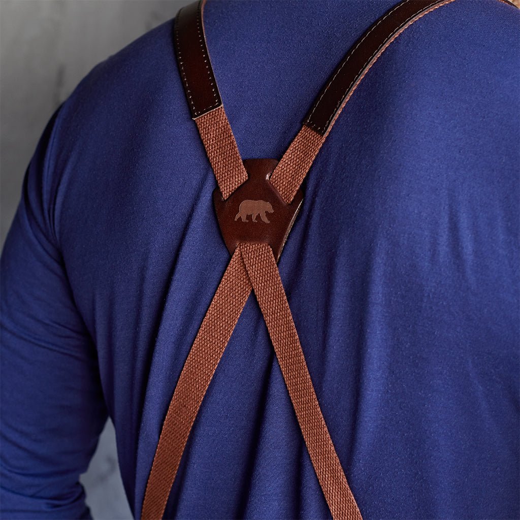 Waxed Canvas & Leather Apron - Life of Riley