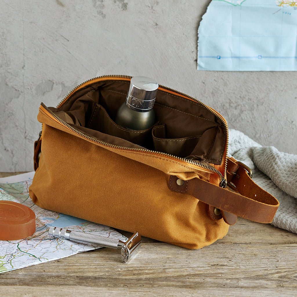 Waxed Canvas Toiletry Bag - Life of Riley
