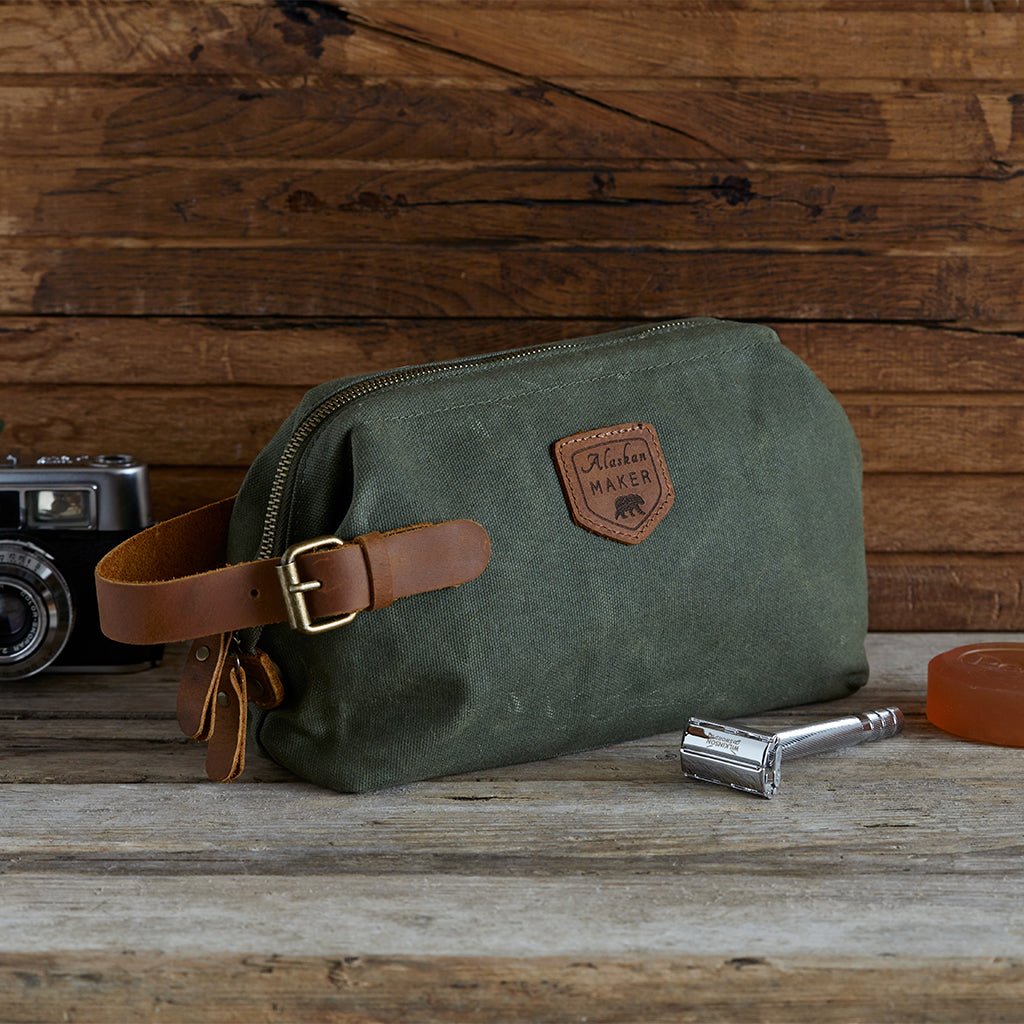 Waxed Canvas Toiletry Bag - Life of Riley