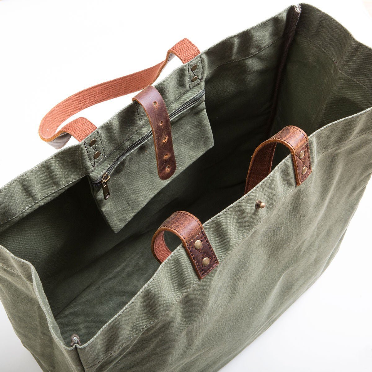 Waxed Canvas Tote Bag - Life of Riley