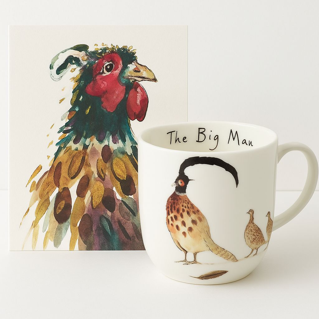 The Big Man Pheasant Mug & Greeting Card