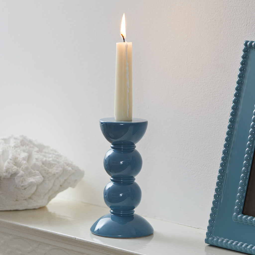 bobbin candle stick holder