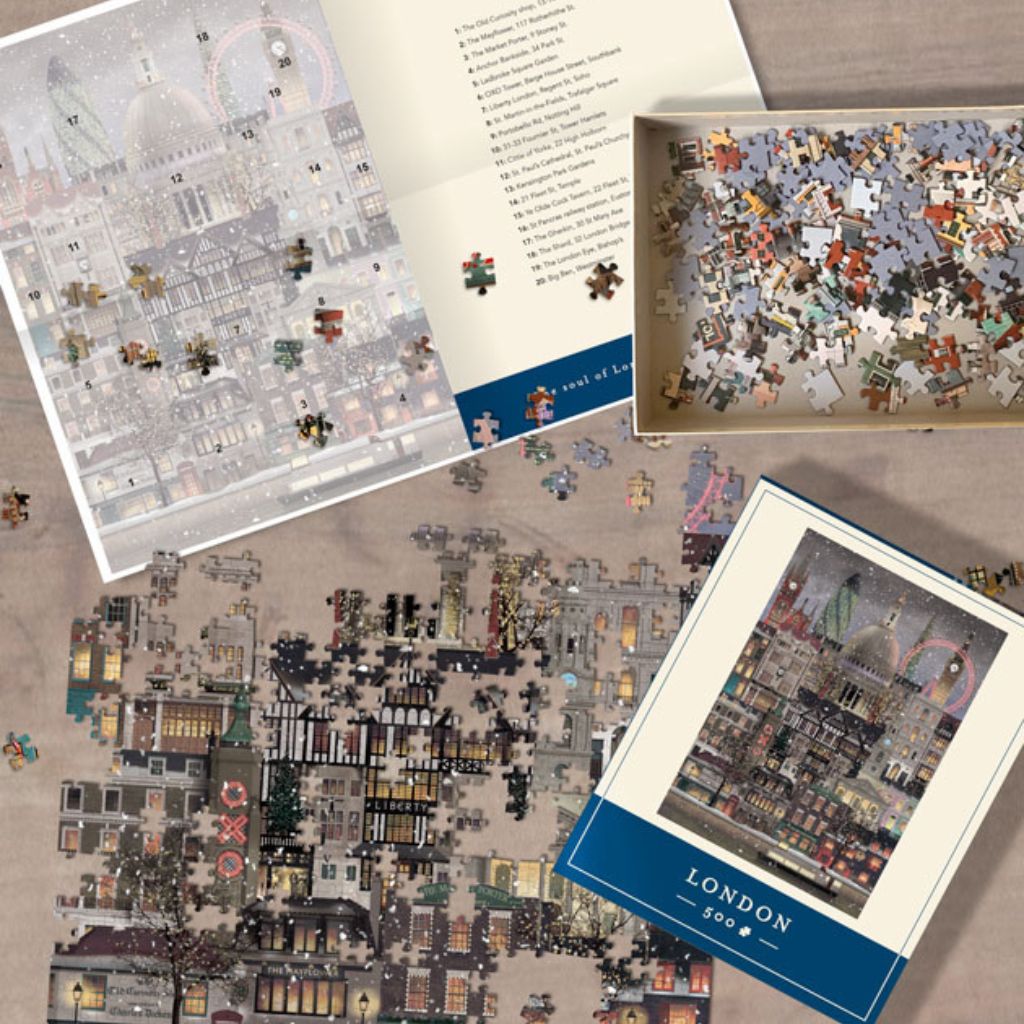 Christmas in London Jigsaw - 500 pieces