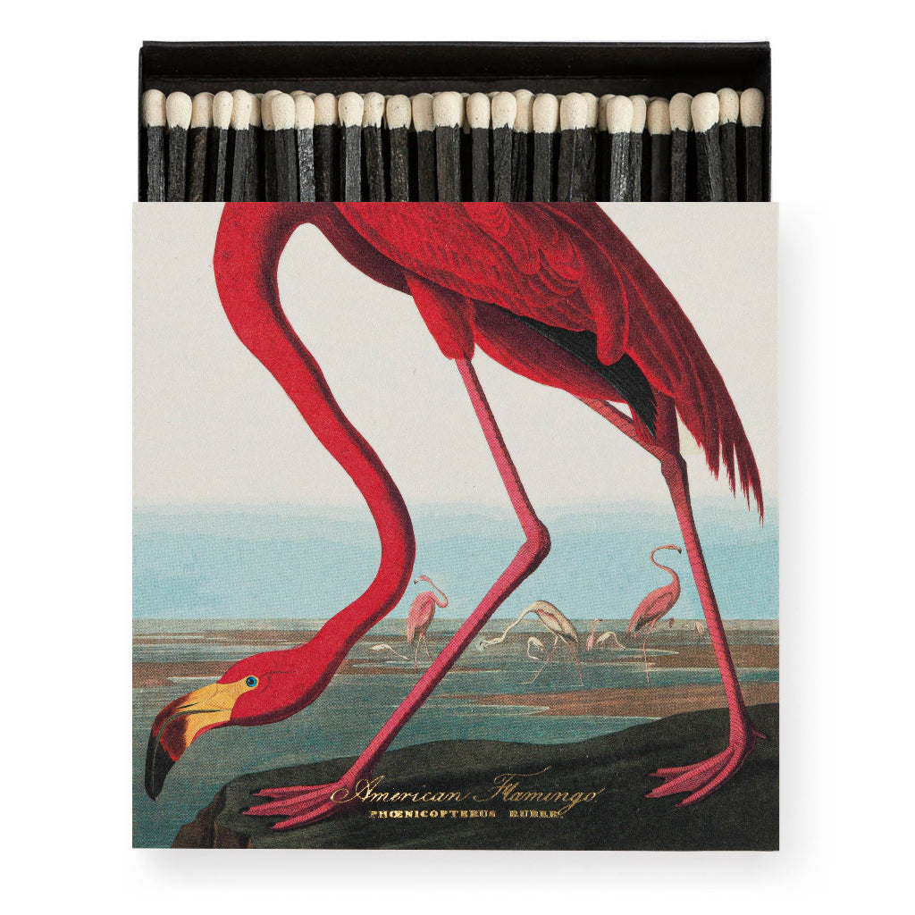 Luxury matches - flamingo