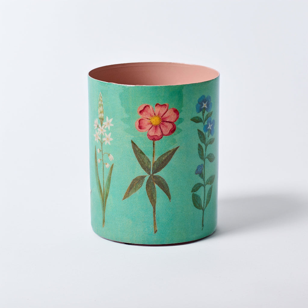 Enamel Pen Pot - Festival of Flowers