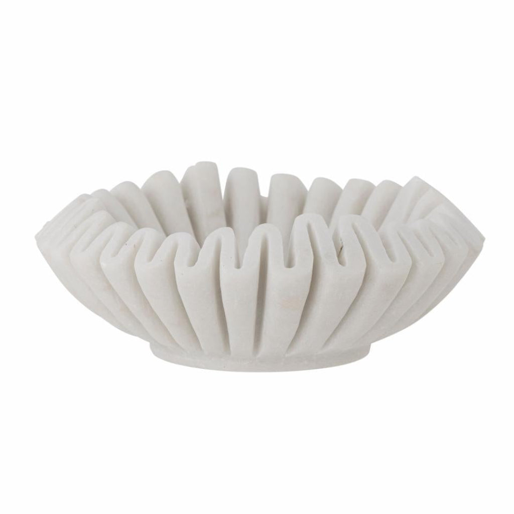 Decorative Bowl - White Marble