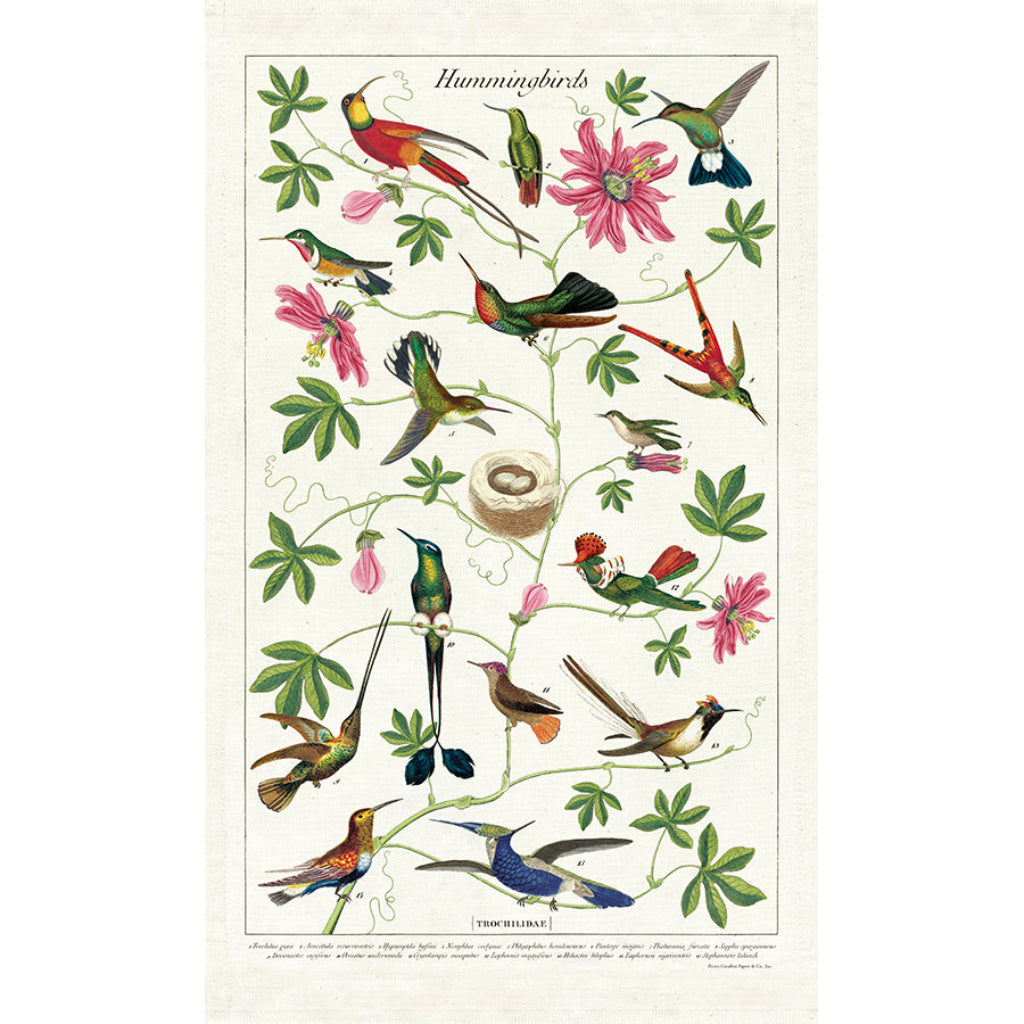 Hummingbird Tea Towel