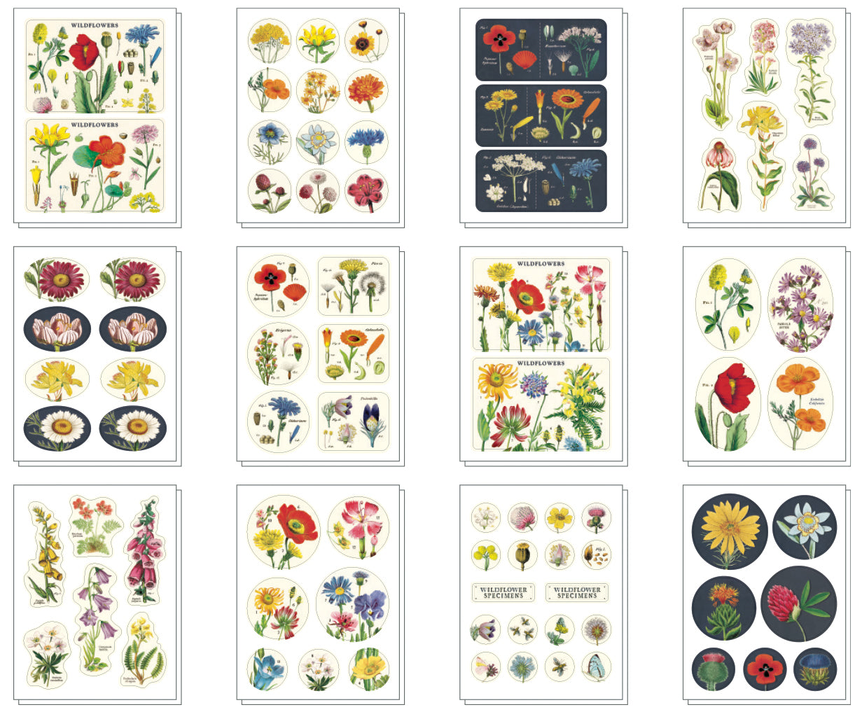 Wildflowers Stickers