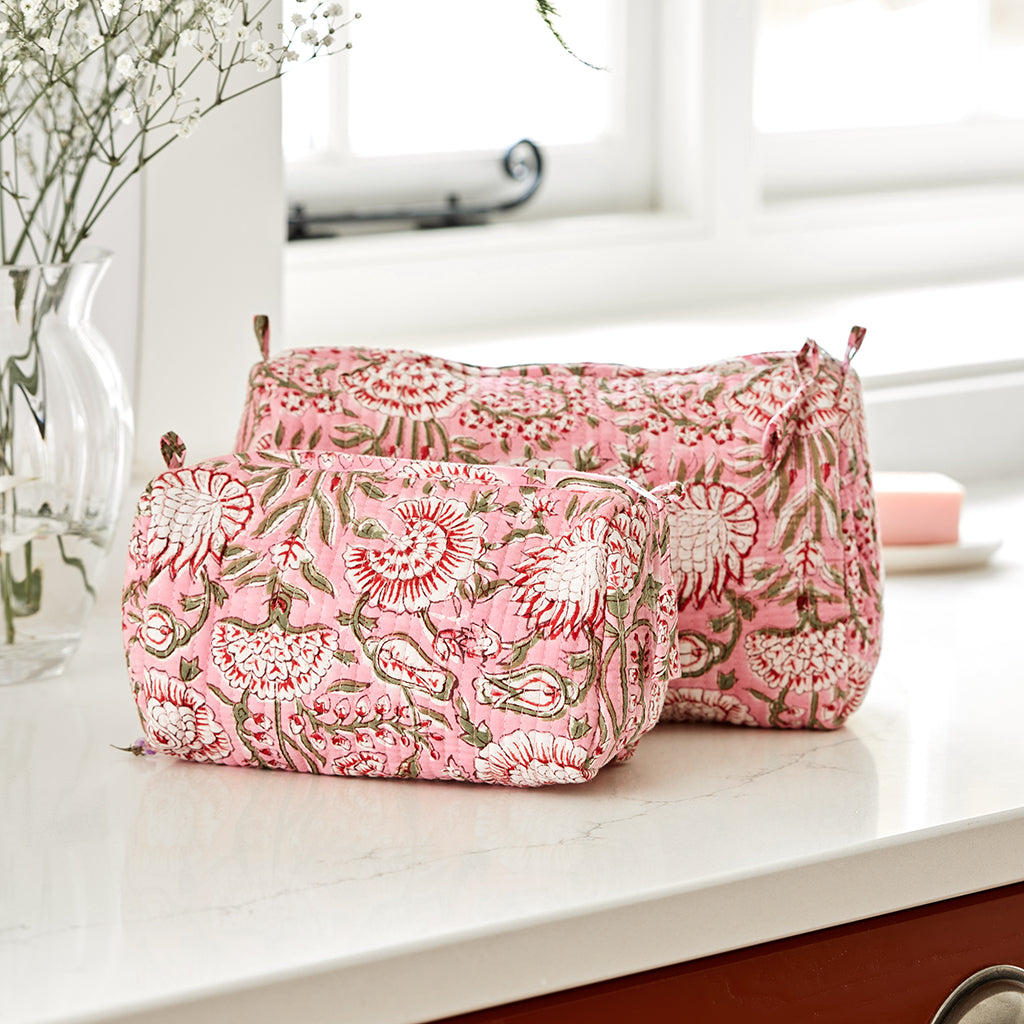 Rosa cosmetic and wash bag