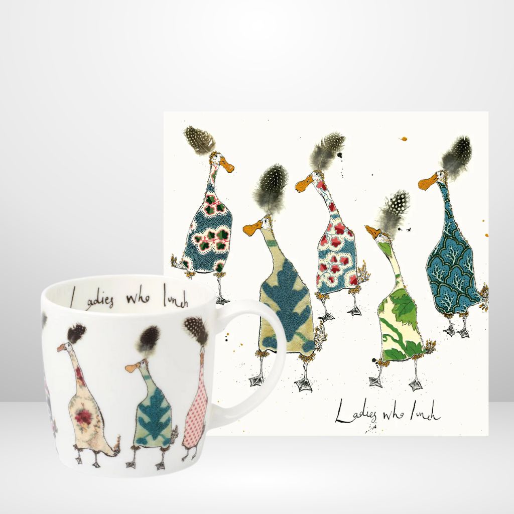 Ladies Who Lunch Mug & Card Gift