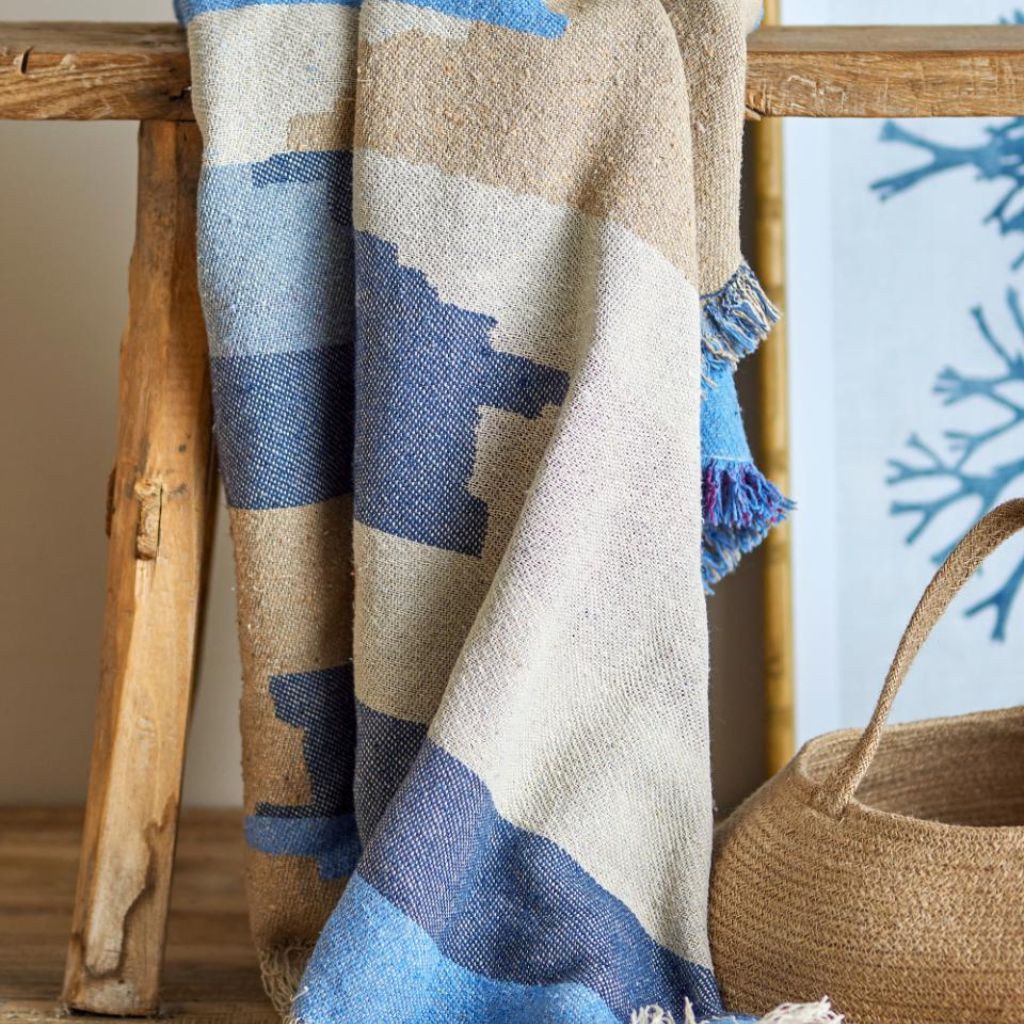 Blue Throw