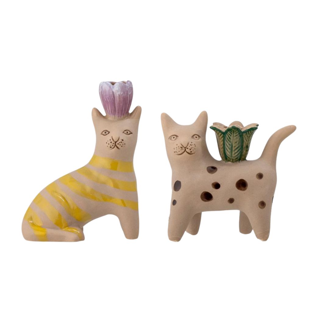 Mamie Candle Holder -set of two