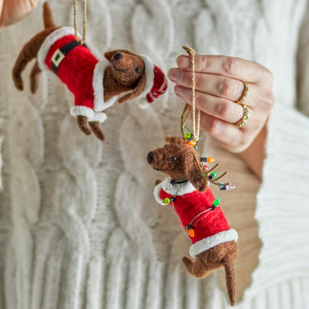 Christmas Dog Decoration