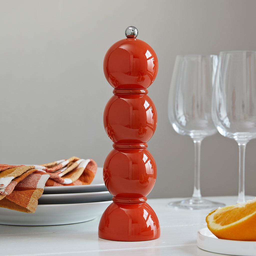 Orange salt and pepper grinder