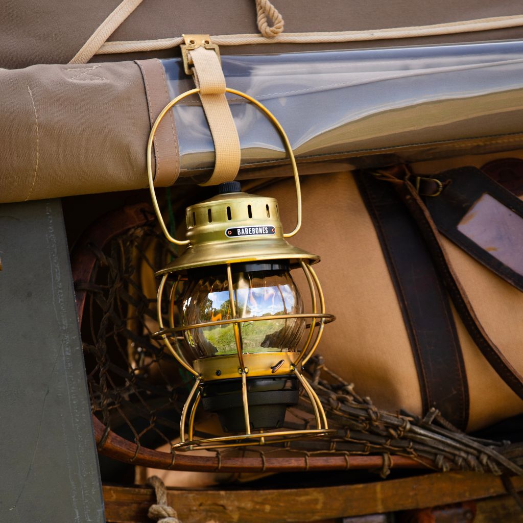 Railroad Lantern Brass