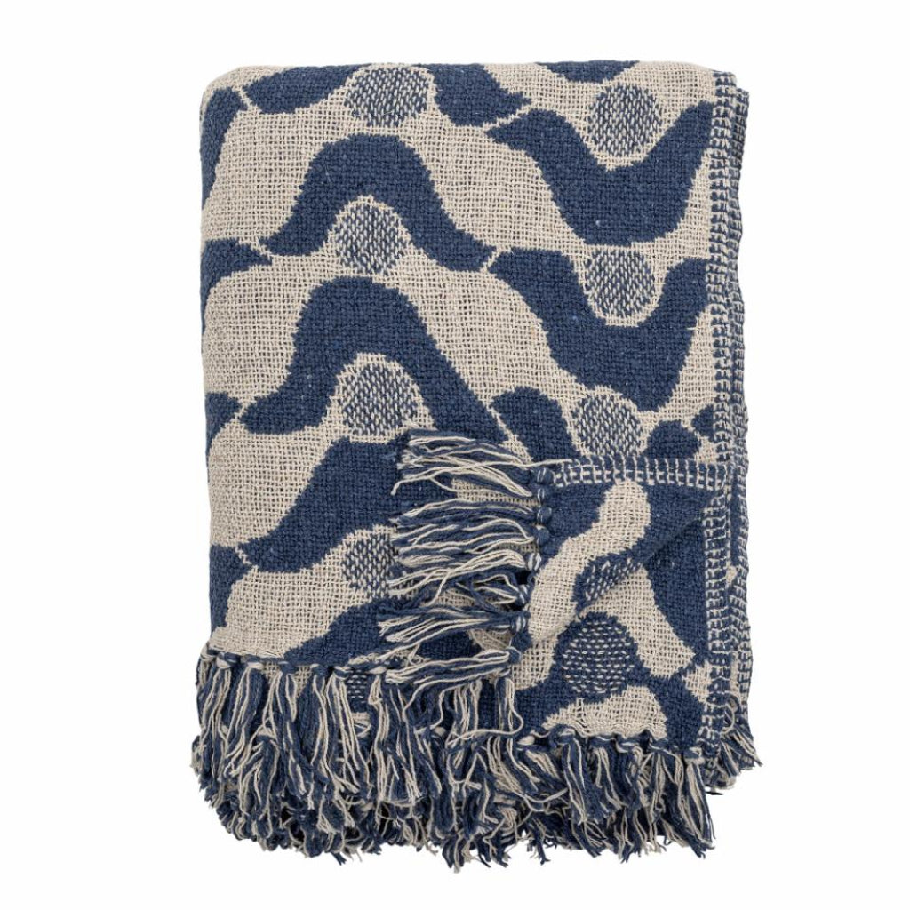 Blue Santena Throw